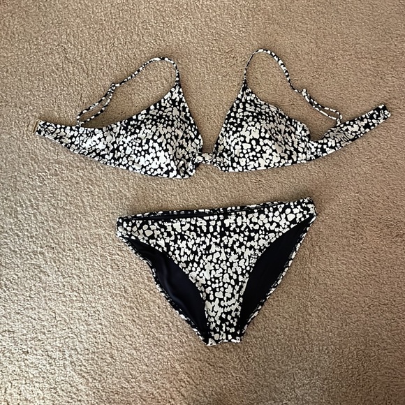 Other - Black and White Bikini Set.